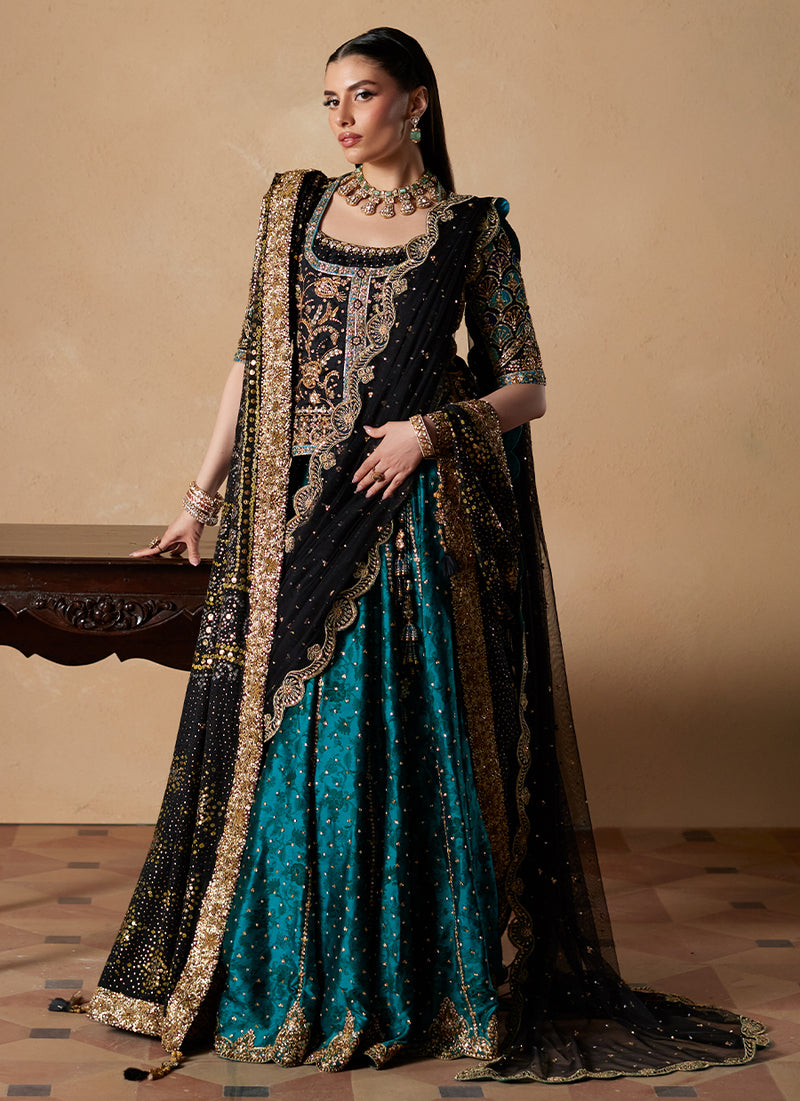Jorja Short Shirt With Lehenga