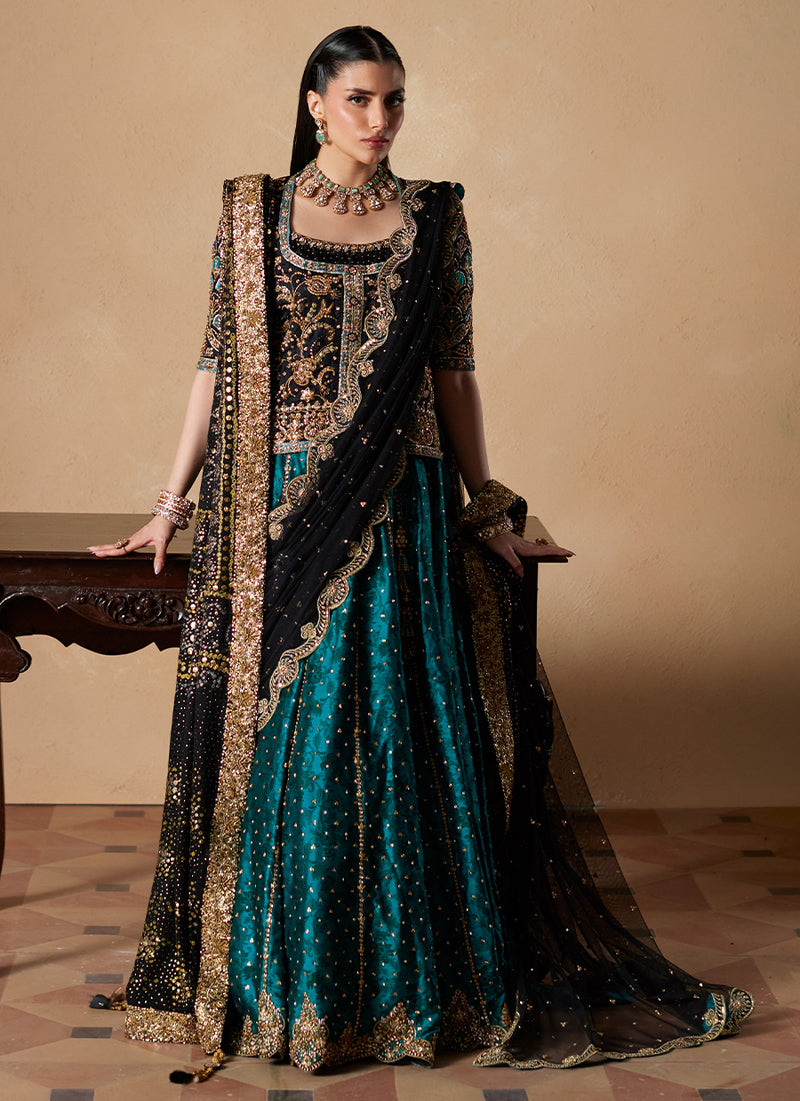 Jorja Short Shirt With Lehenga