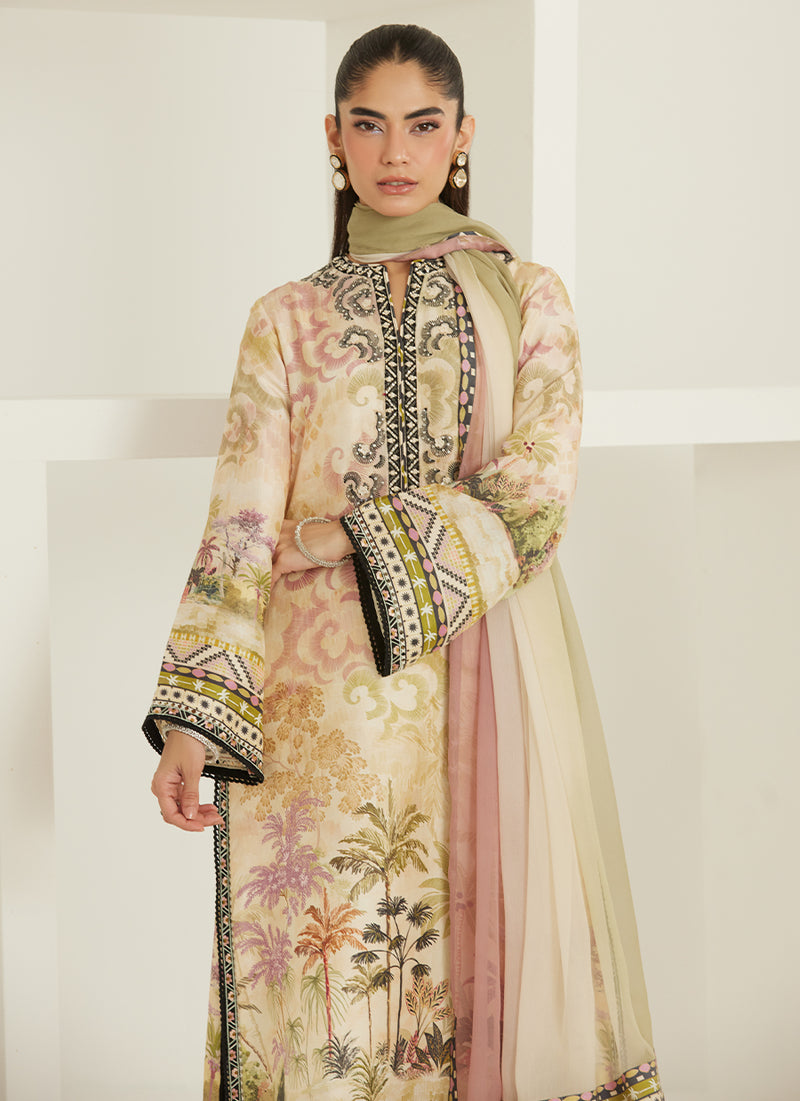 Zoey Shirt And Dupatta