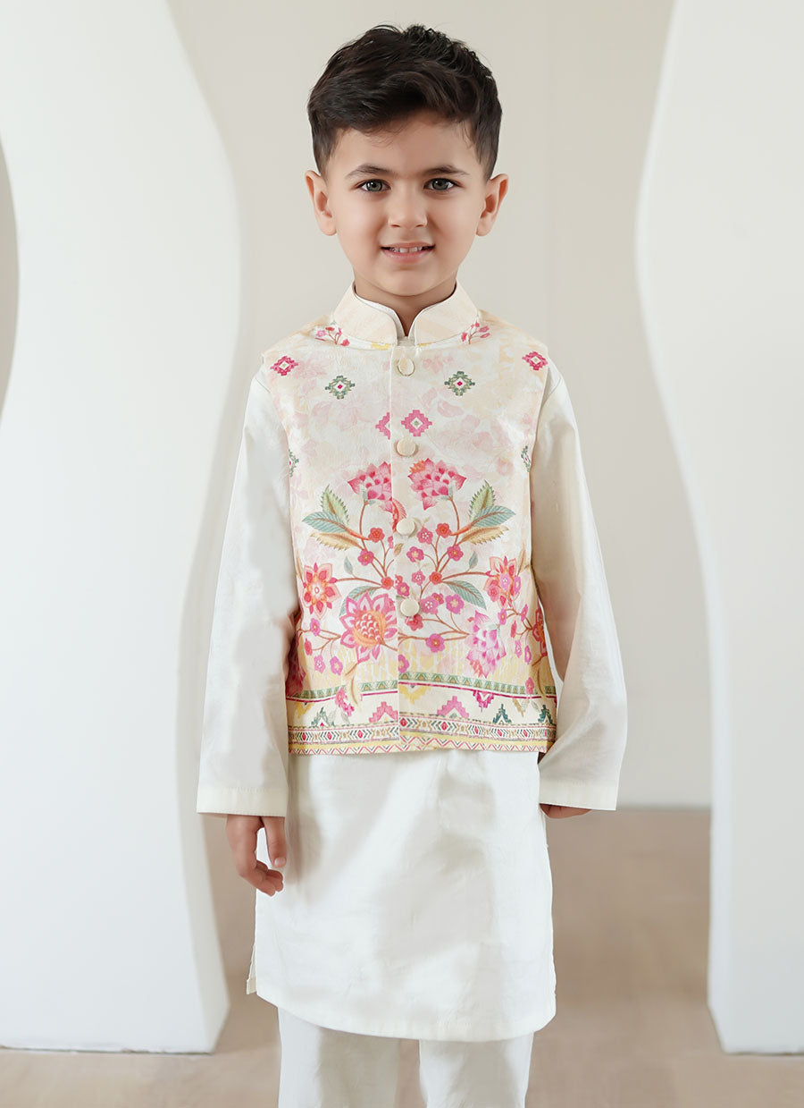 Faye Ivory Mini Waistcoat