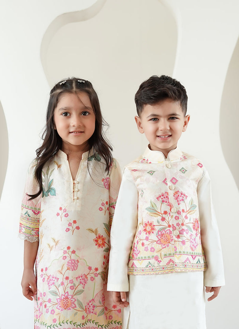 Faye Ivory Mini Waistcoat