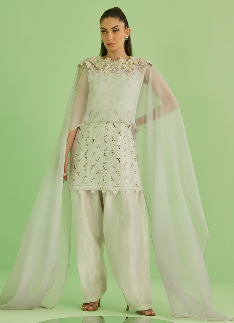 Laine Shirt And Drape Dupatta