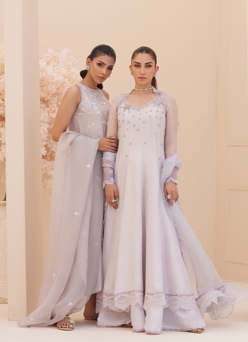 Silvia Silver Shirt and Dupatta