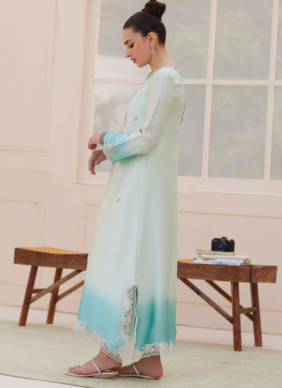 Palmira Aqua Ombre Shirt