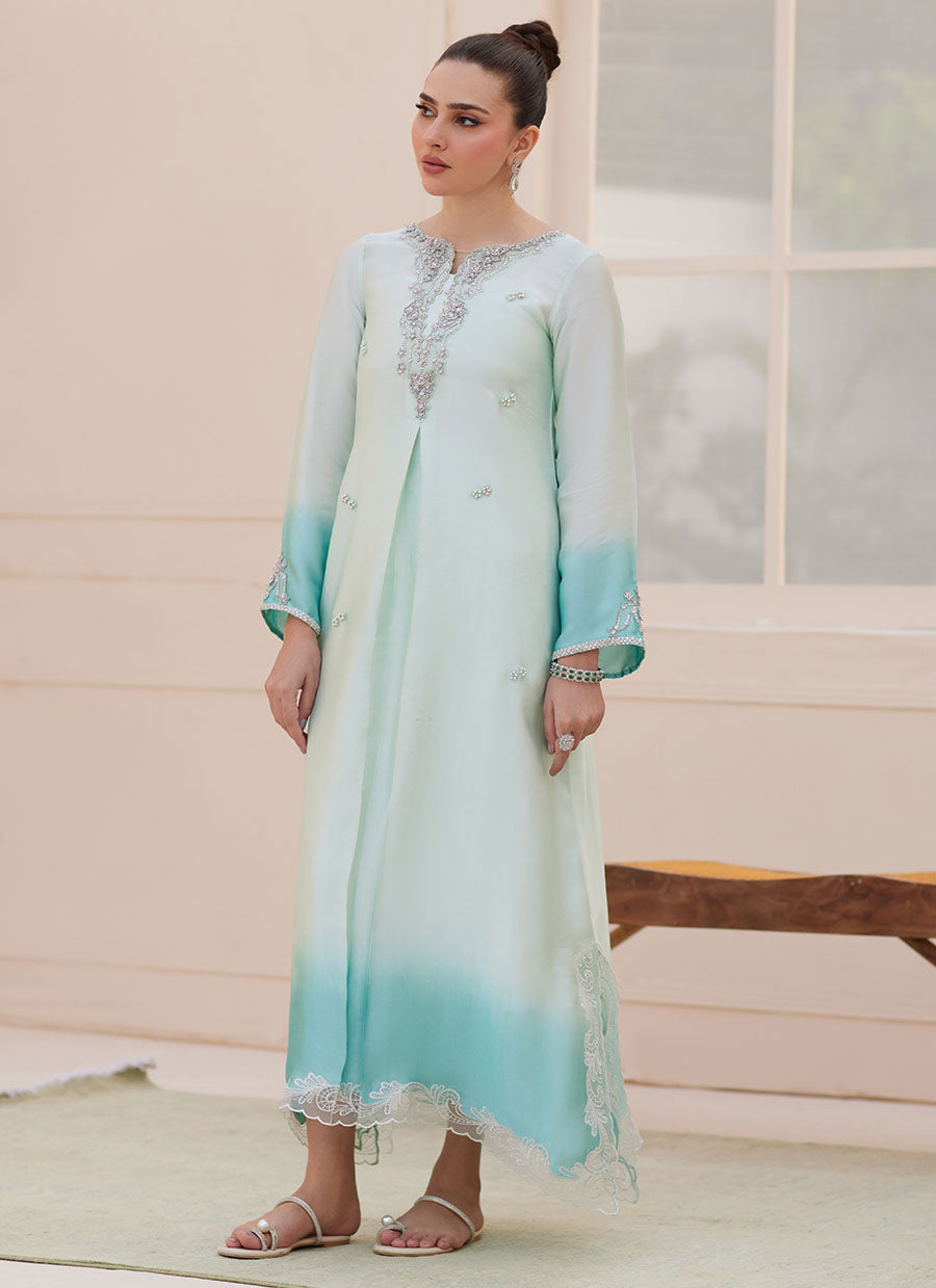 Palmira Aqua Ombre Shirt
