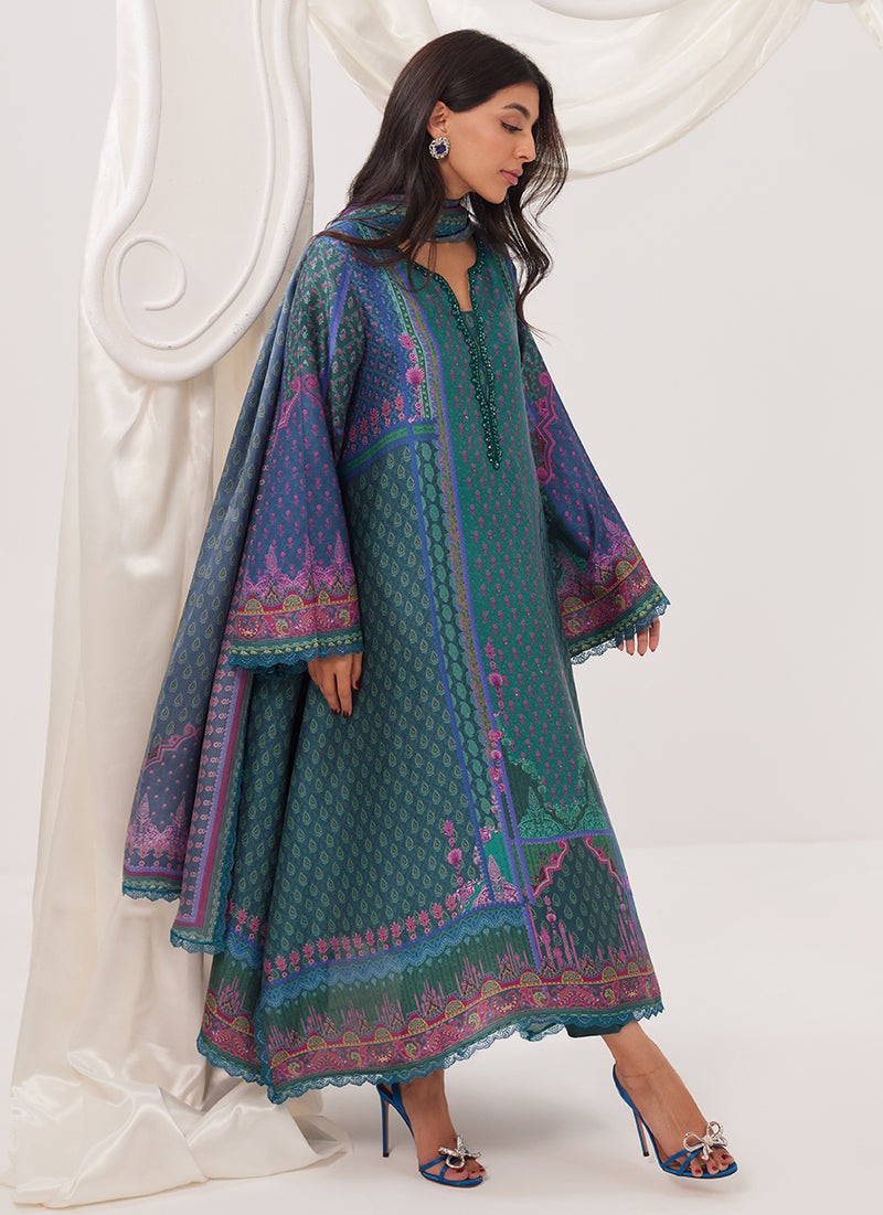 Delara Shirt And Dupatta