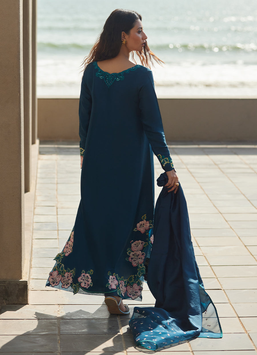 Terra Teal Kaftan