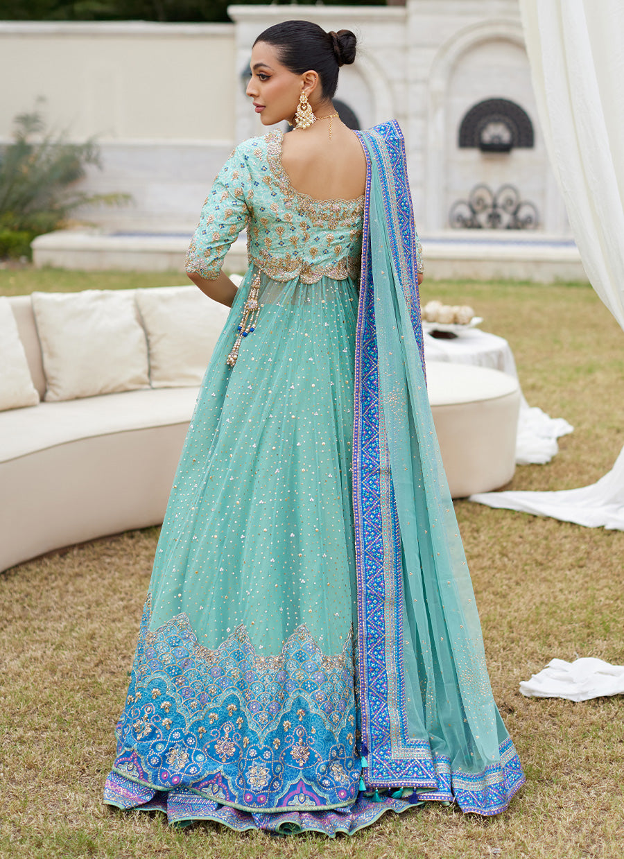 Amani Aqua Ombre Kalidaar