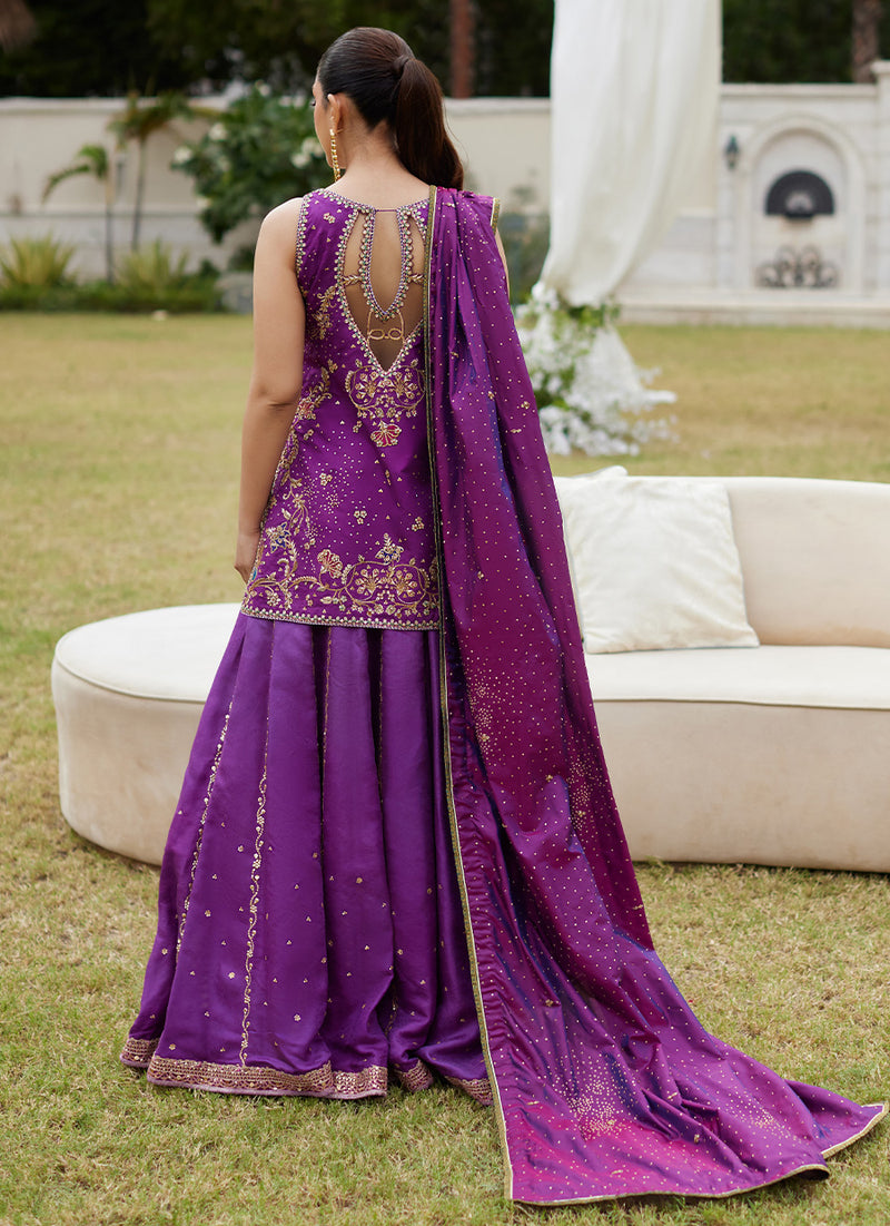 Aveline Orchid Short Shirt And Dhaka