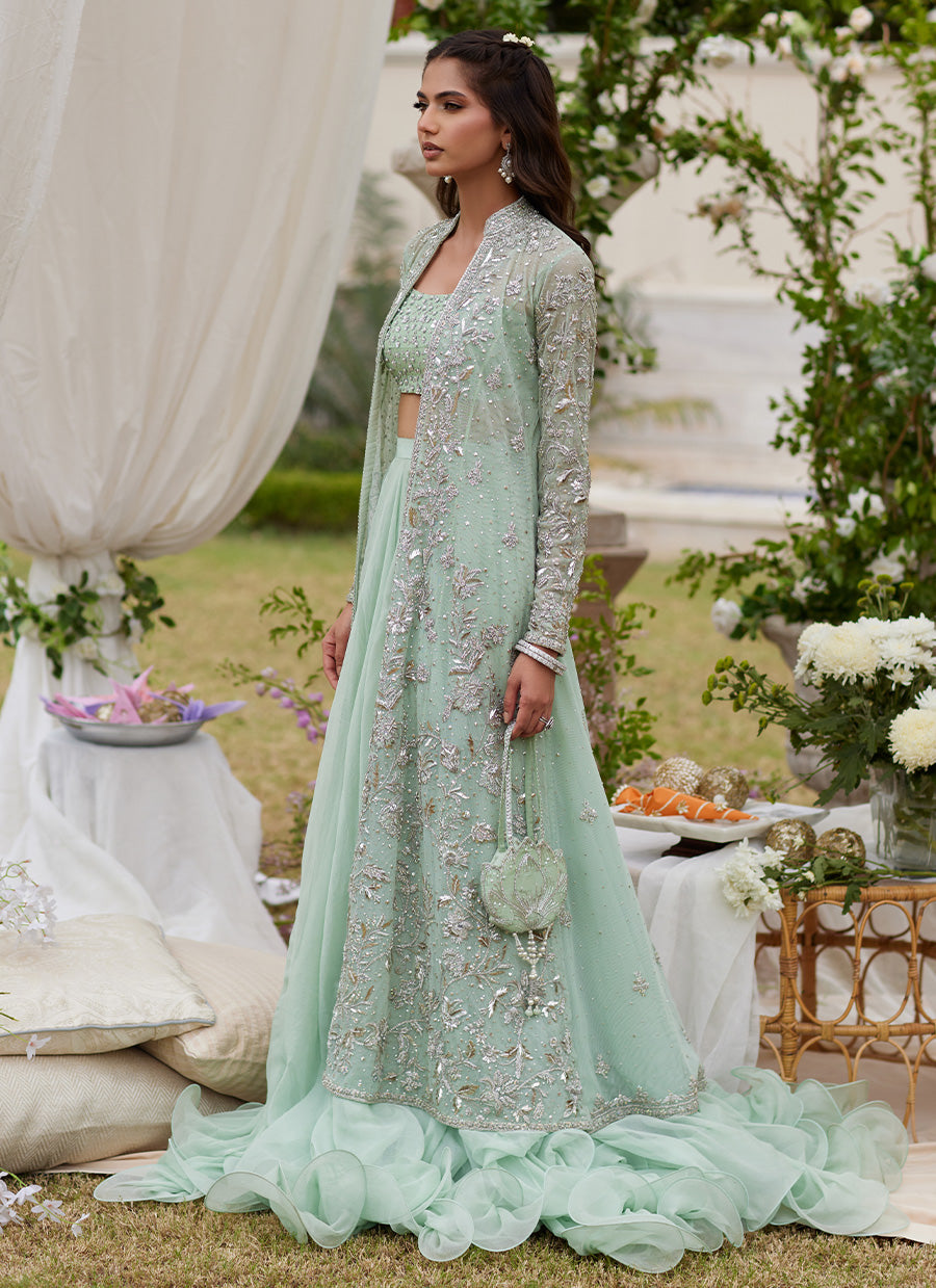 Elva Pale Turquoise Jacket