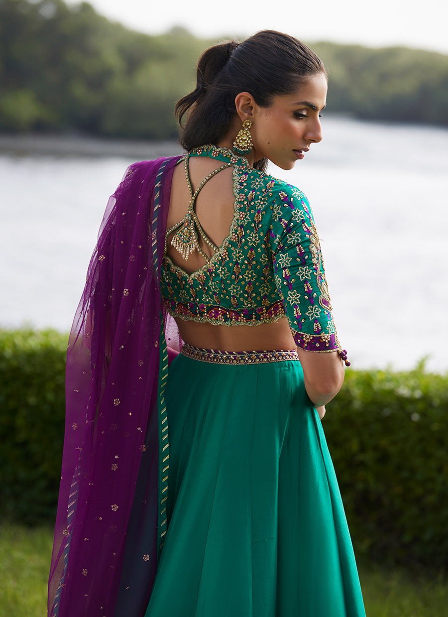 Amaranth Lehnga Choli