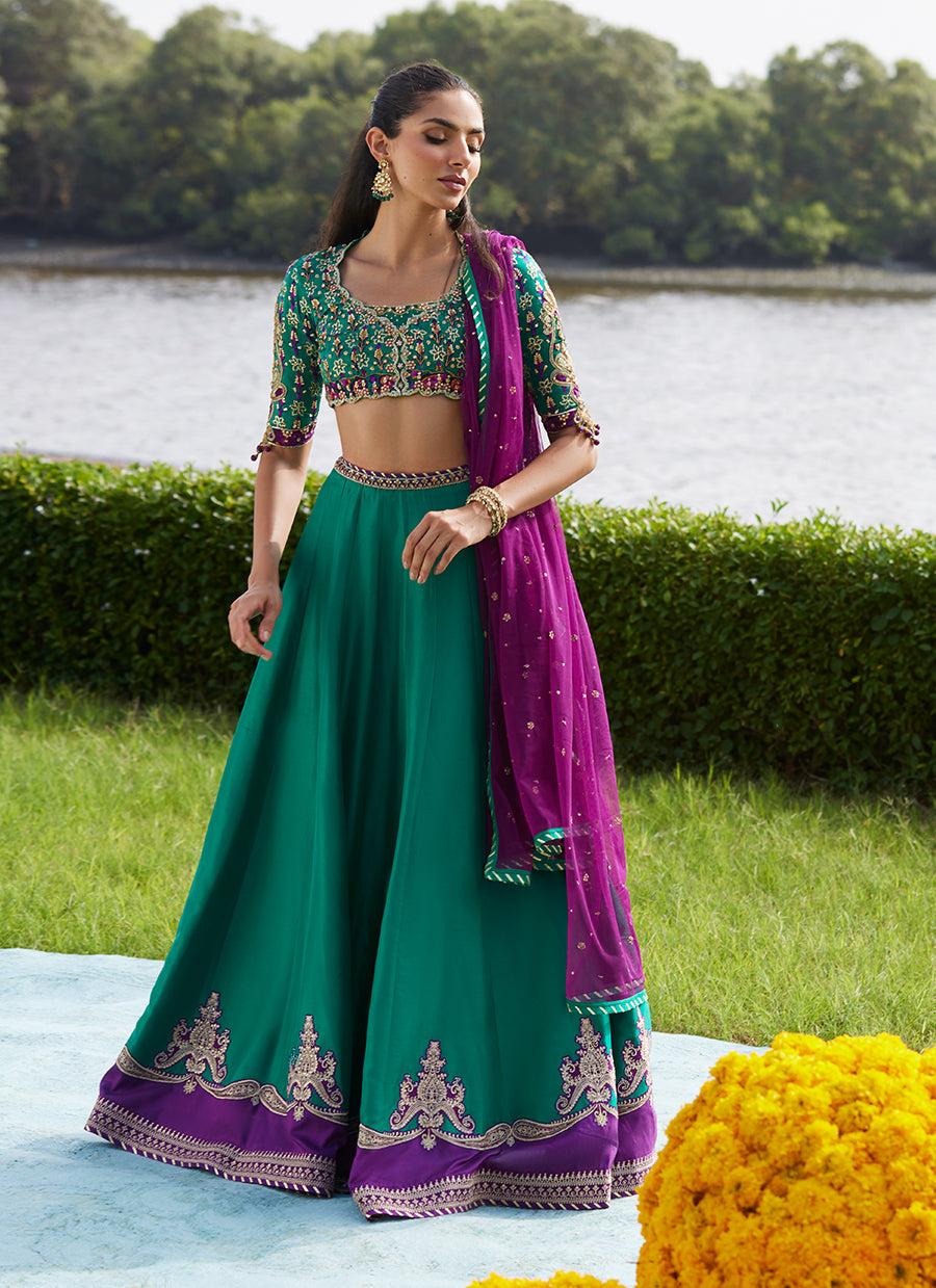 Amaranth Lehnga Choli