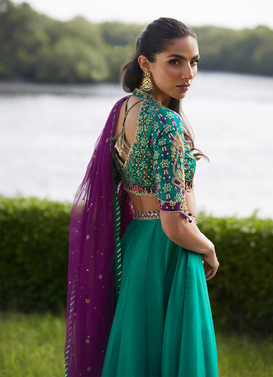Amaranth Lehnga Choli