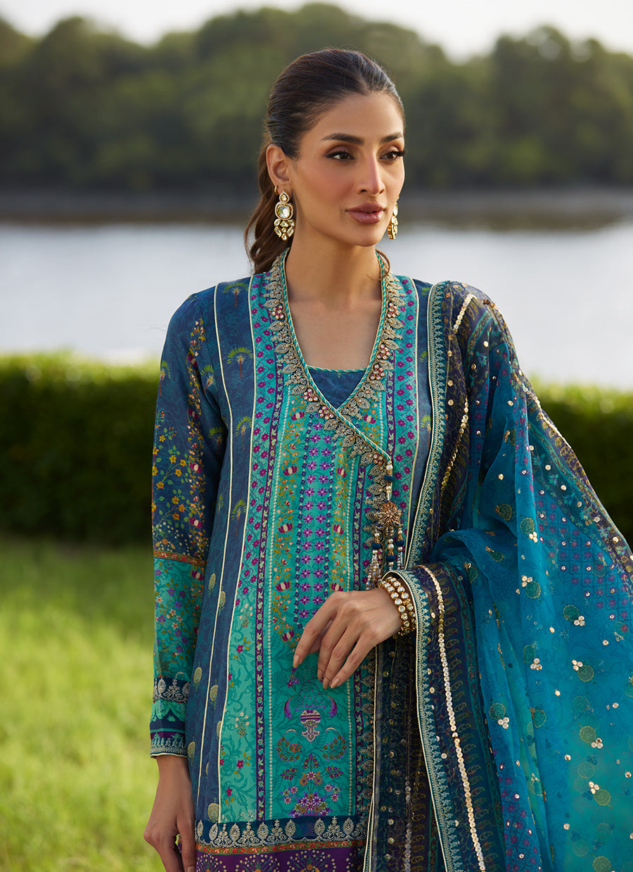 Azeema Angarkha And Dupatta
