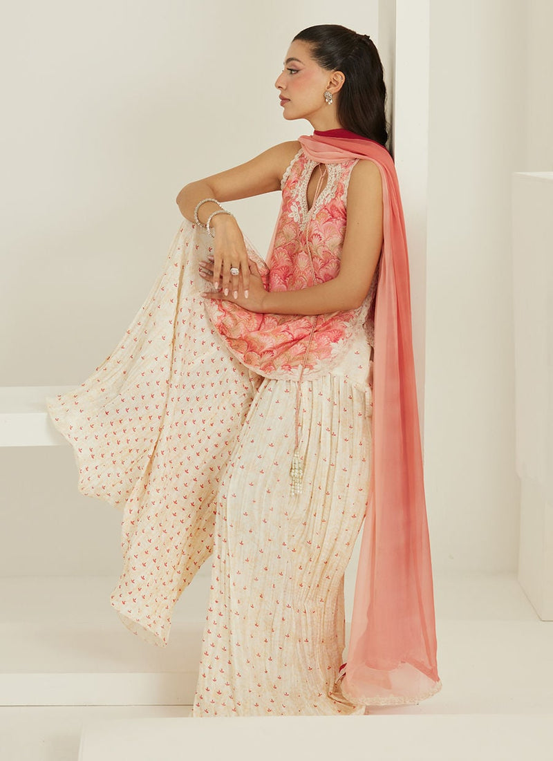 Selma Short Shirt Dupatta with Pants