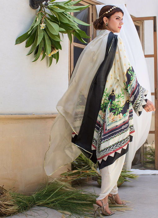 Ivory Overlap Shalwar