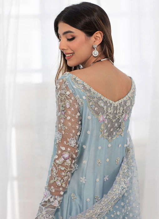 Ice Blue Aryana Kalidaar