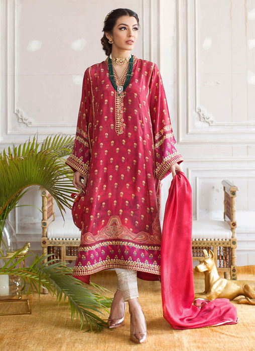 Picture of Malia Crepe Tunic And Silk Dupatta