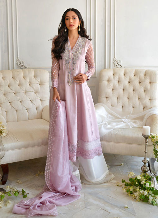 Picture of Clem Lilac Kalidaar And Dupatta