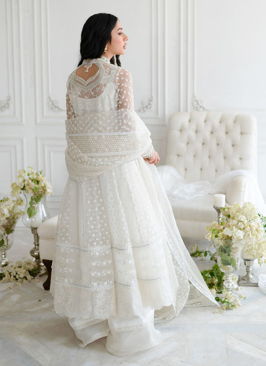 Leelee Ivory Kalidaar And Dupatta