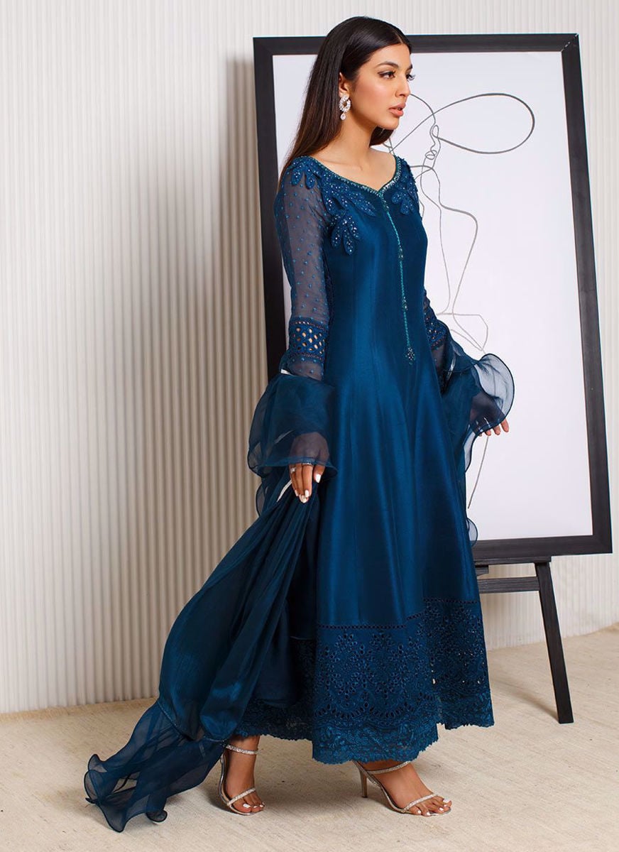 Sapphire Cutwork Shirt And Dupatta