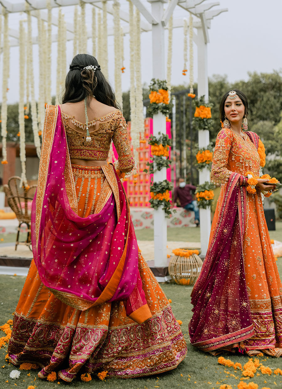 Farah Talib Aziz. Beena Lehenga Choli