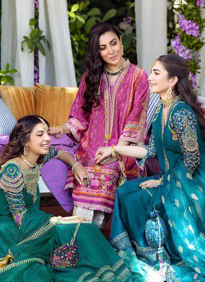 Eira Emerald Kalidaar And dupatta