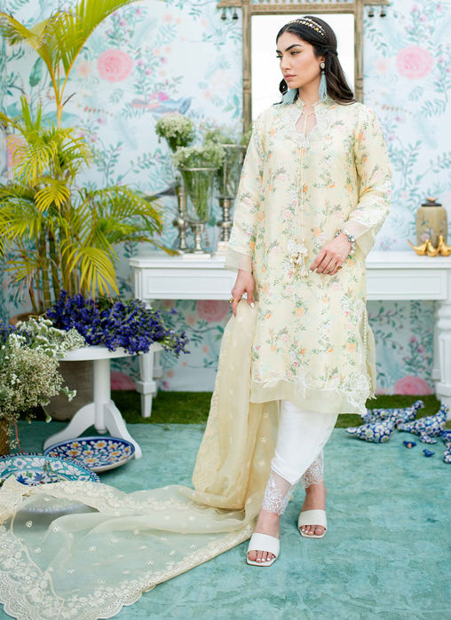 Picture of Marigold Shirt And Dupatta