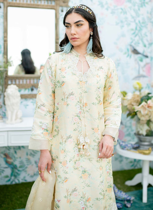 Marigold Shirt And Dupatta