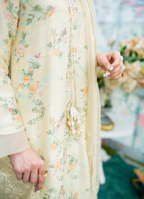 Marigold Shirt And Dupatta