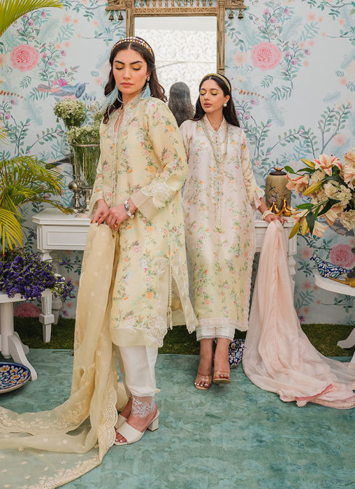 Marigold Shirt And Dupatta