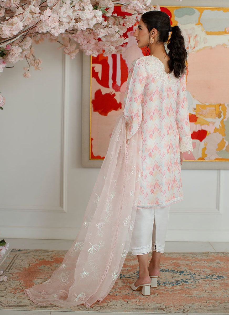 Ikat Mia Shirt And Dupatta