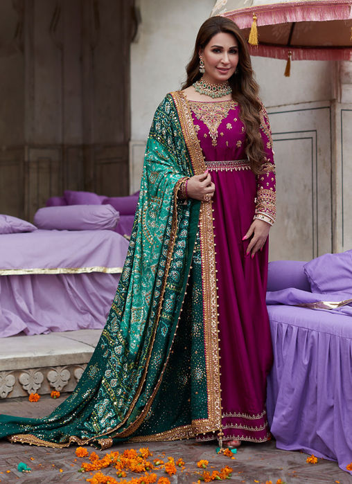 Picture of Reema Aubergine Kalidaar