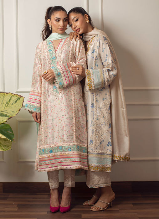 Enya Pink Shirt And Dupatta