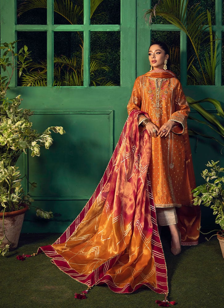 Pure Cotton Ombre Effect Kurta Pant  and  Dupatta main image 0