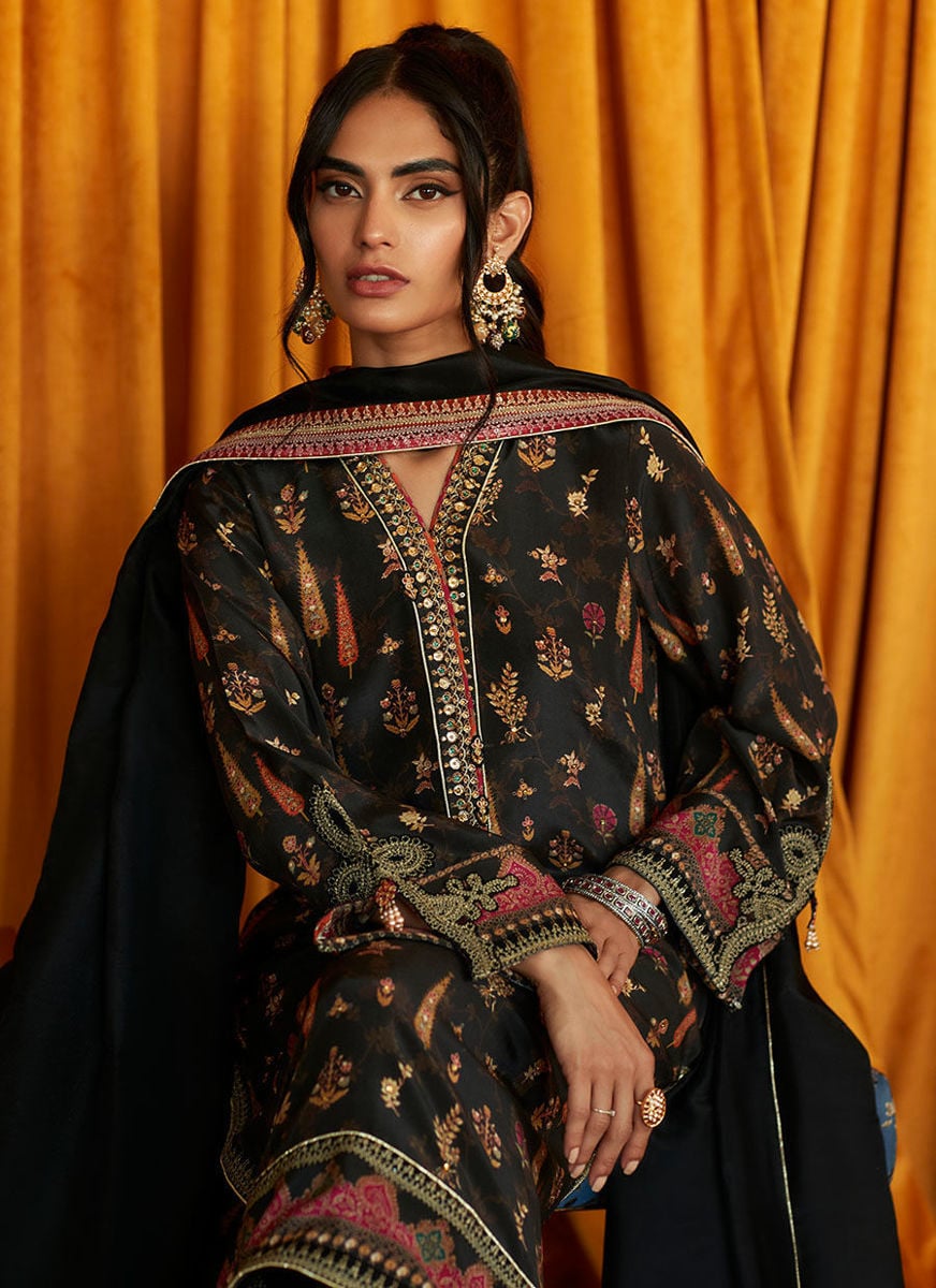 Gina Shirt And Dupatta