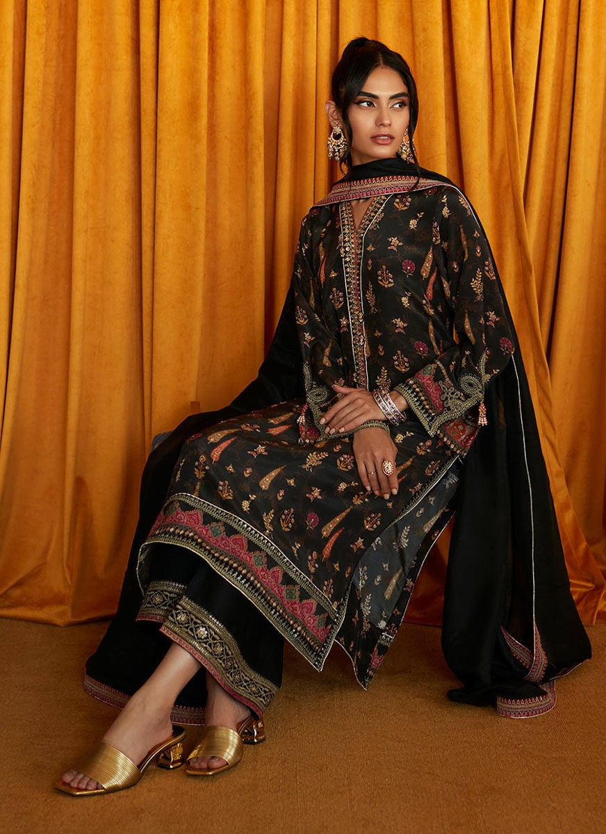 Gina Shirt And Dupatta