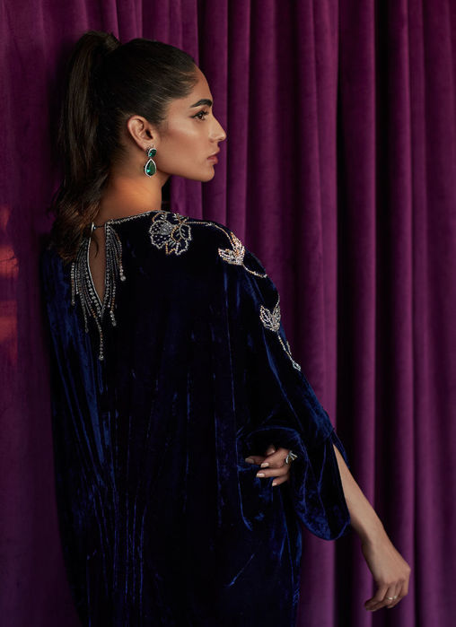 Nicole Navy Kaftan