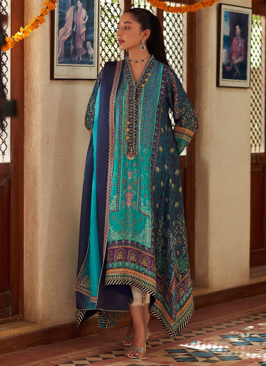 Coco Ferozi Shirt And Dupatta