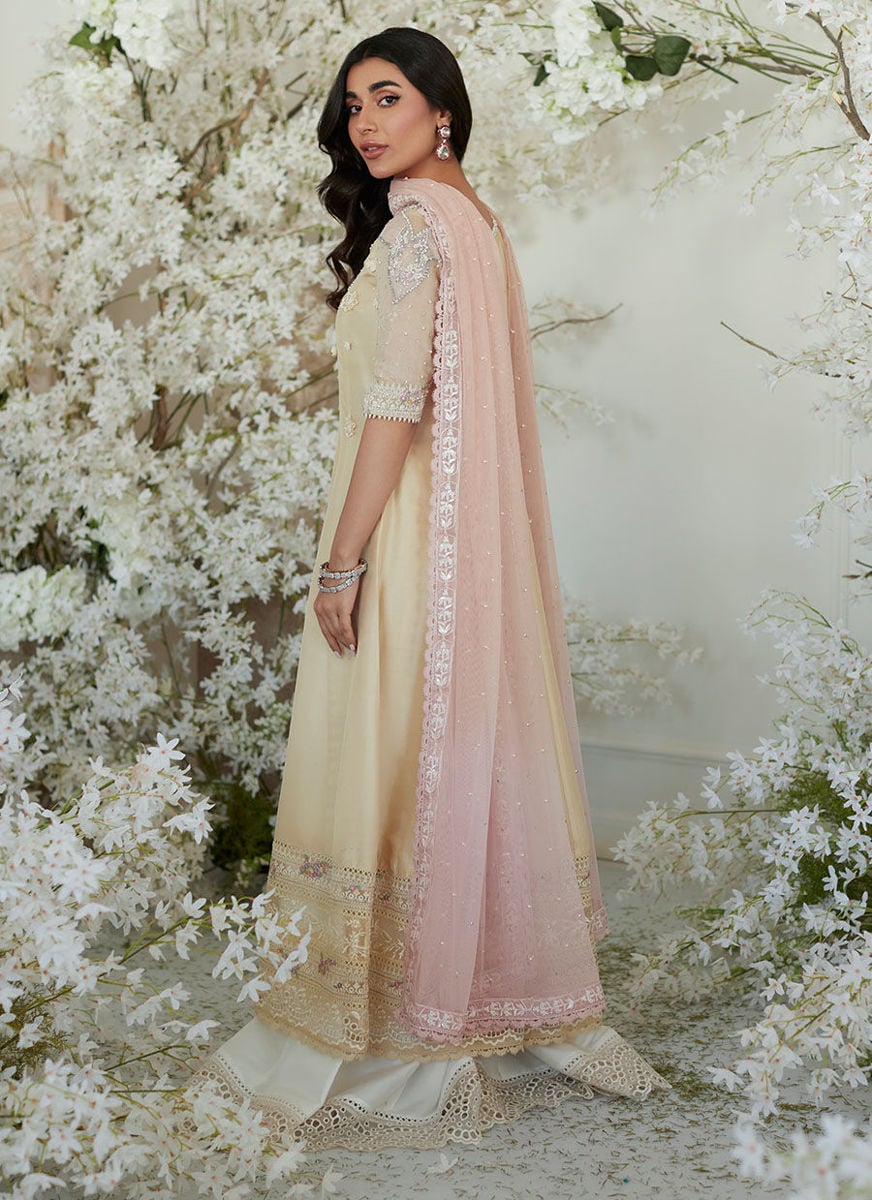 Pomello Lemon Kalidaar And Dupatta