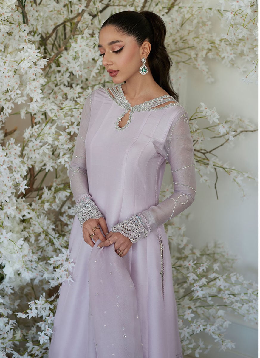 Peony Lilac Kalidaar And Dupatta