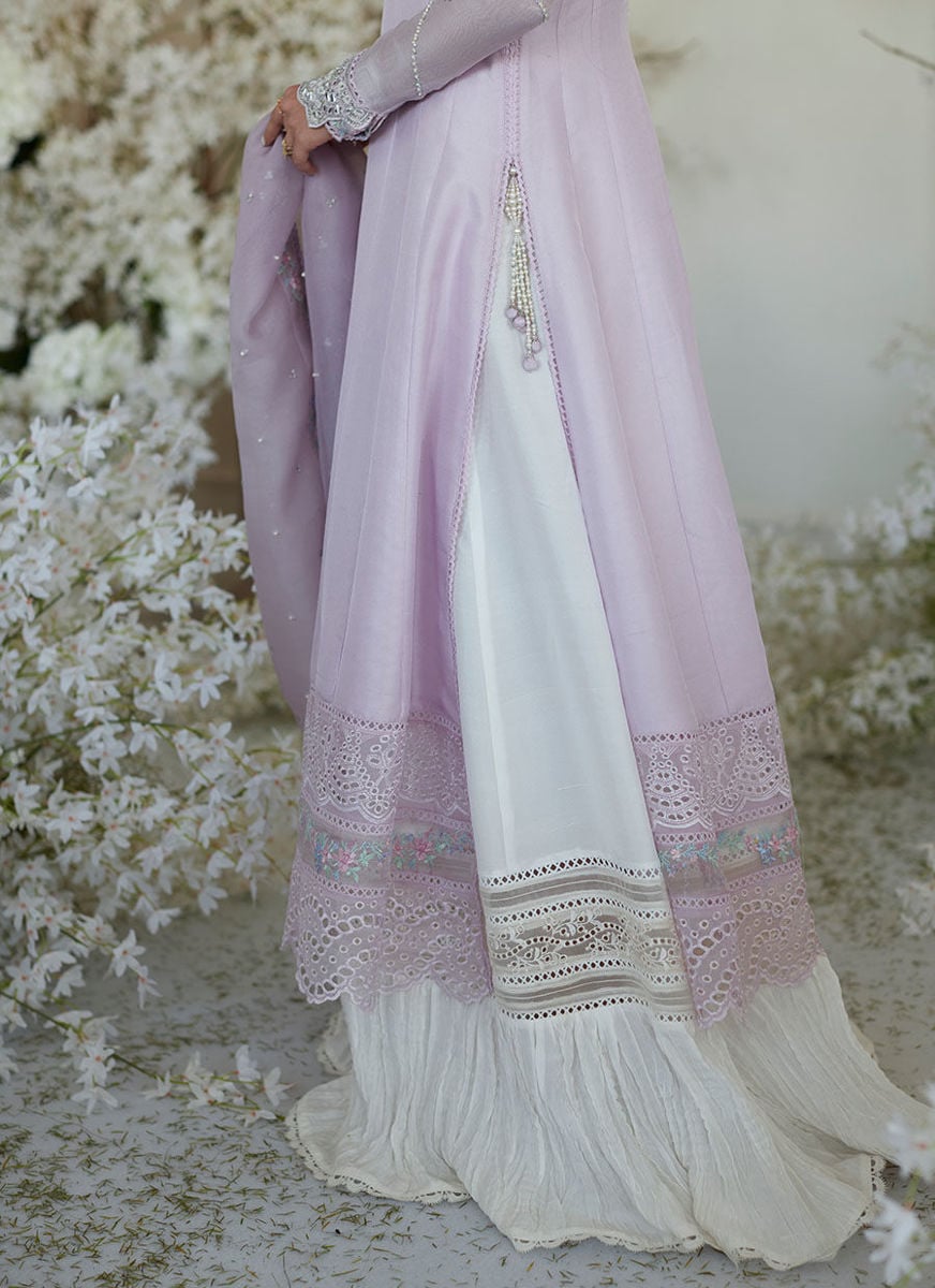 Peony Lilac Kalidaar And Dupatta