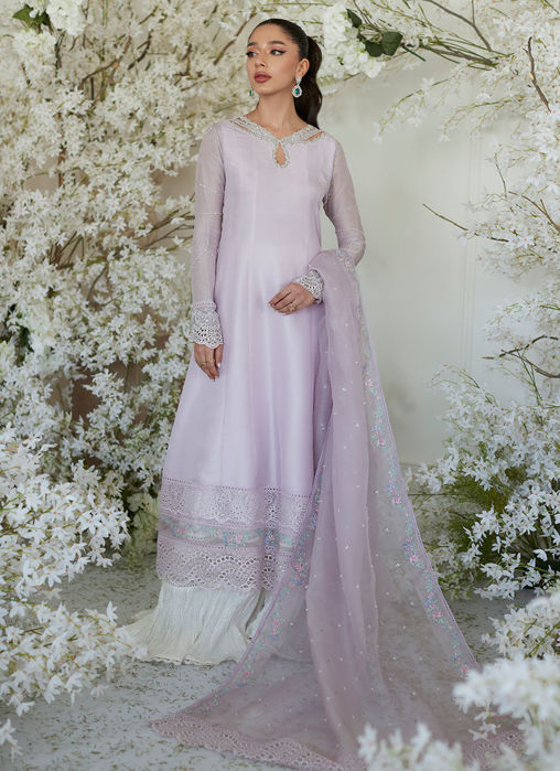 Peony Lilac Kalidaar And Dupatta