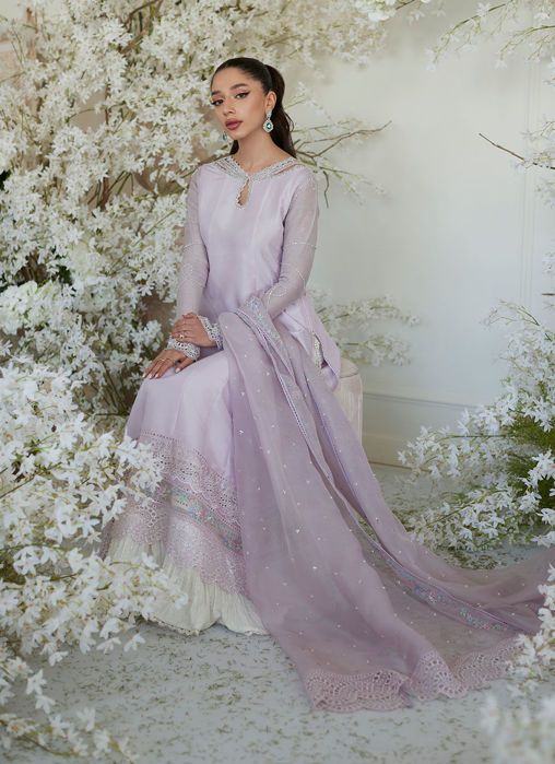 Peony Lilac Kalidaar And Dupatta