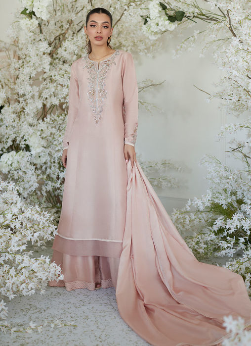 Pippa Pink Shirt And Dupatta