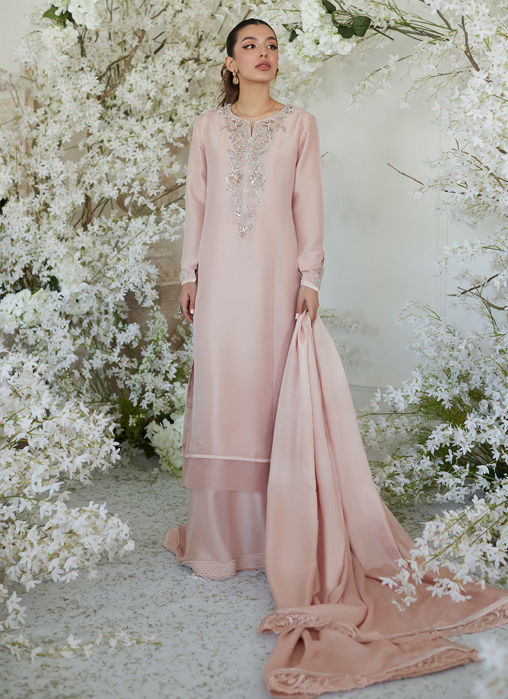 Pippa Pink Shirt And Dupatta