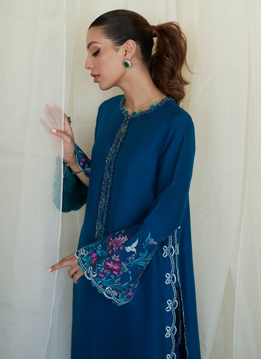 Lumira Teal Shirt And Dupatta