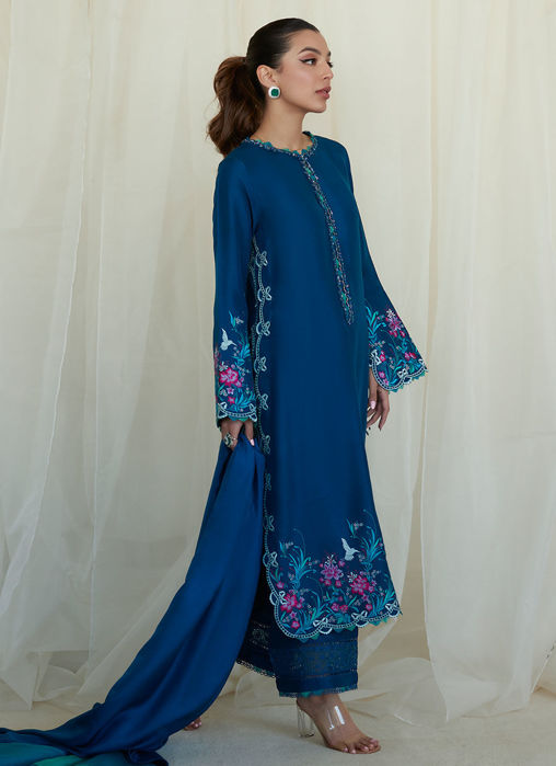 Lumira Teal Shirt And Dupatta