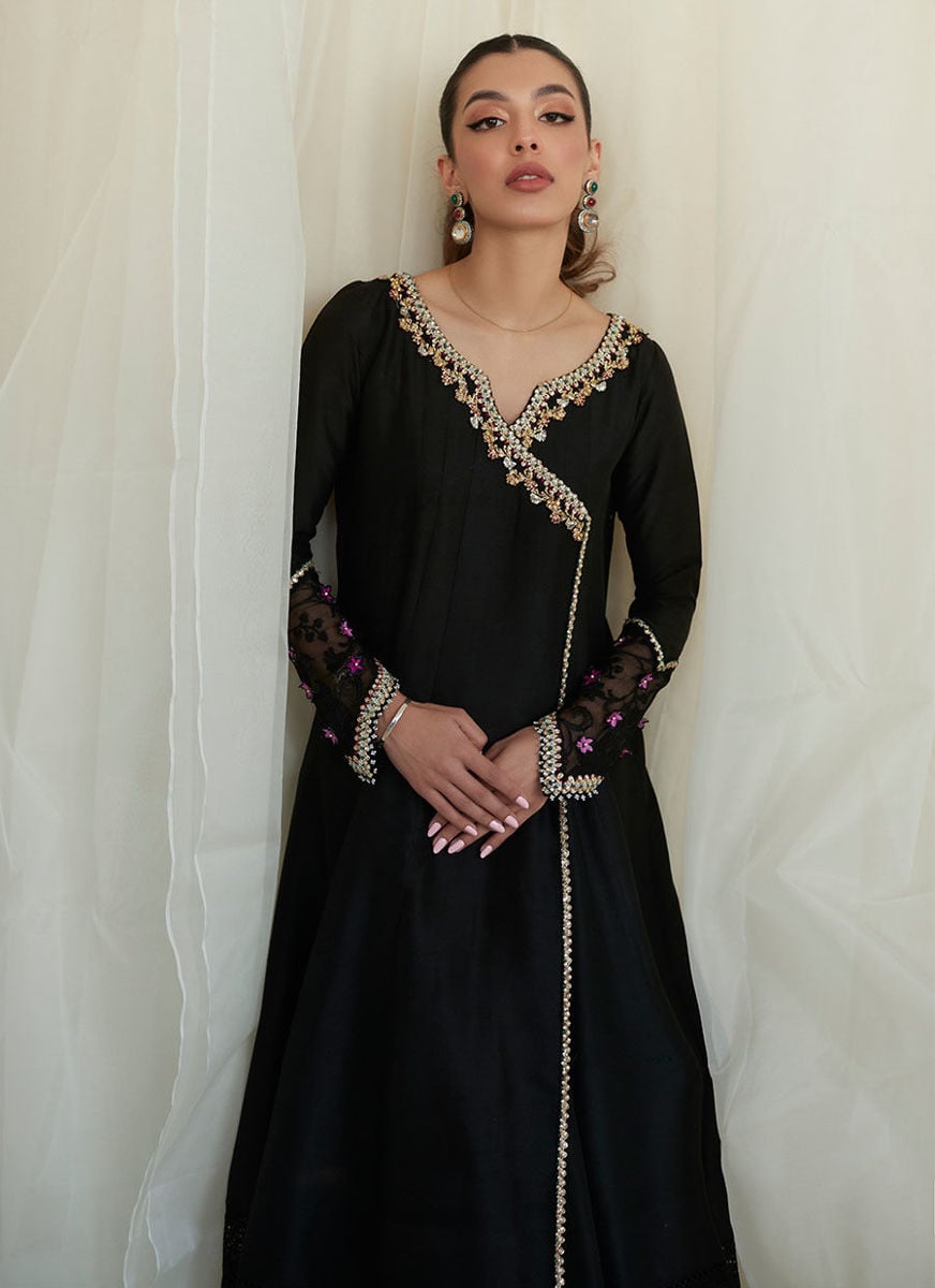 Raven Black Kalidaar And Dupatta