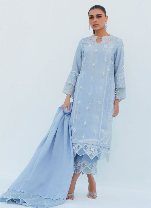 Picture of Sheryl Periwinkle Shirt And Dupatta